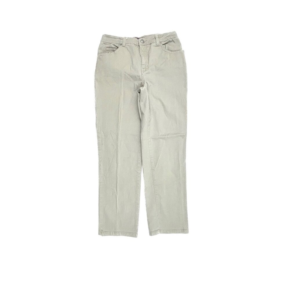 Gloria Vanderbilt Straight Leg Women's size‎ 10P Beige Denim jeans